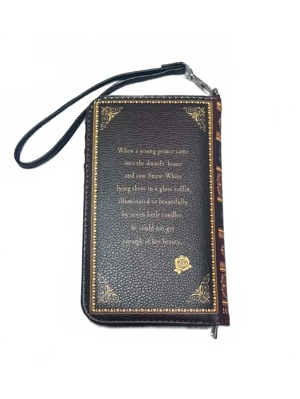 Snow White Book Wallet Wristlet Clutch in Vinyl by Spookyville Critters